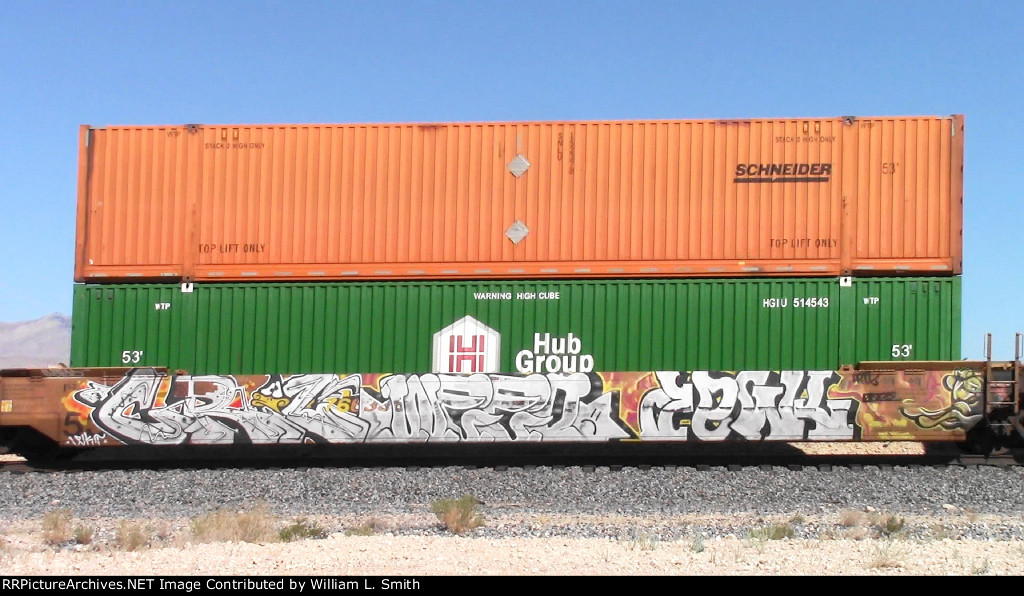 WB Unit Container Frt at Erie NV -84